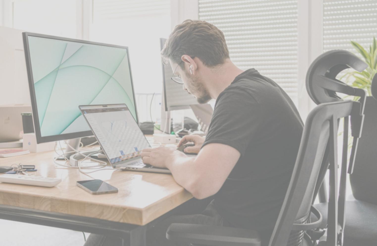 Professional software testing team collaborating on test case development